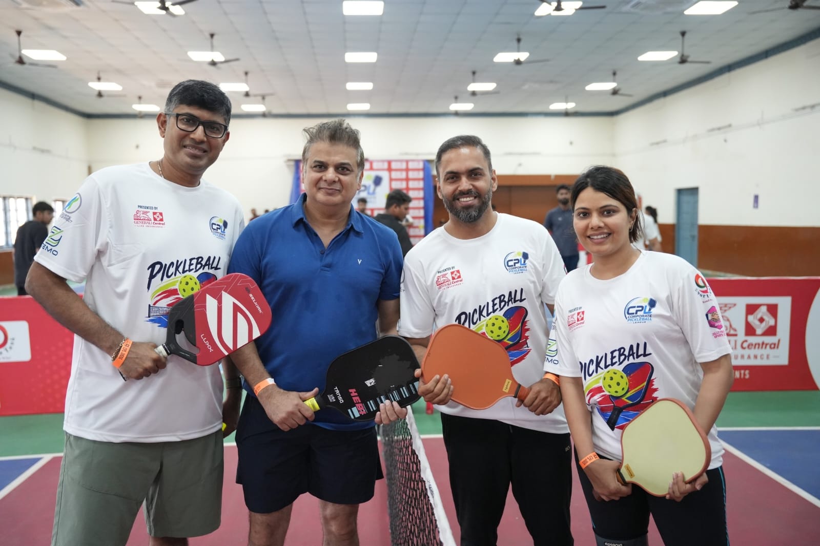 Corporate teams at the CPL Season 1 net